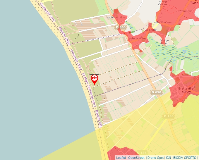 Carte Géoportail pour les drones de loisir