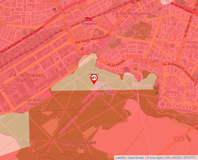 Carte Géoportail pour les drones de loisir