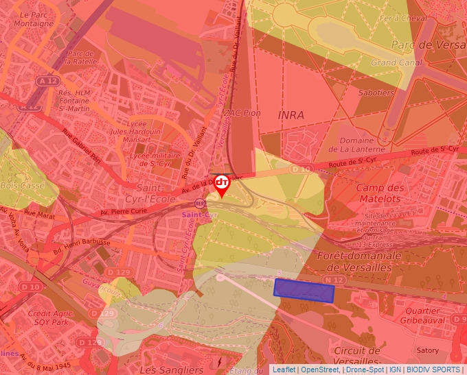 Carte Géoportail pour les drones de loisir