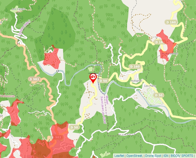 Carte Géoportail pour les drones de loisir