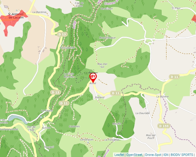 Carte Géoportail pour les drones de loisir