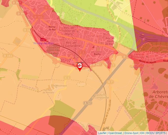 Carte Géoportail pour les drones de loisir