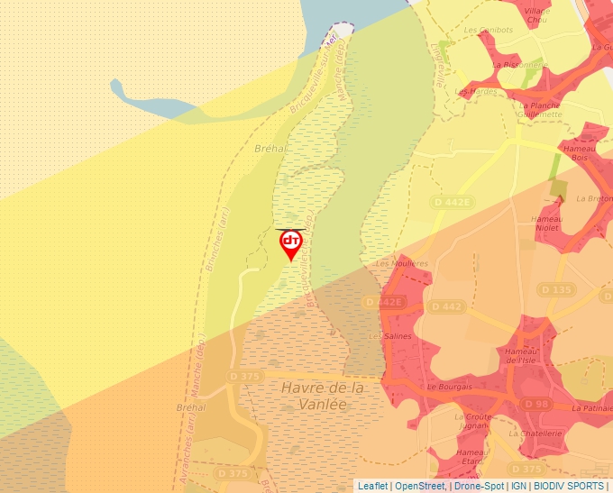 Carte Géoportail pour les drones de loisir