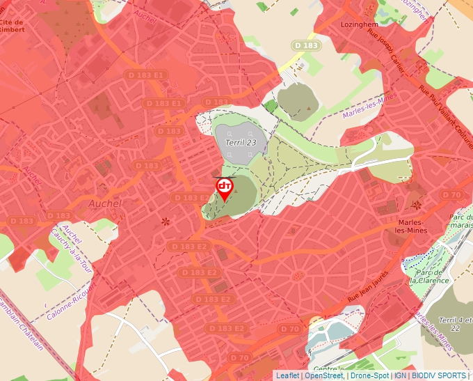 Carte Géoportail pour les drones de loisir