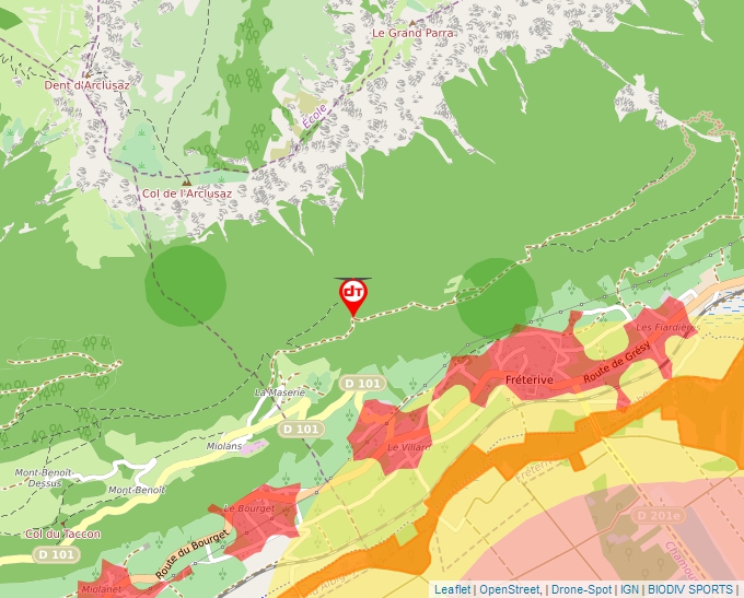 Carte Géoportail pour les drones de loisir