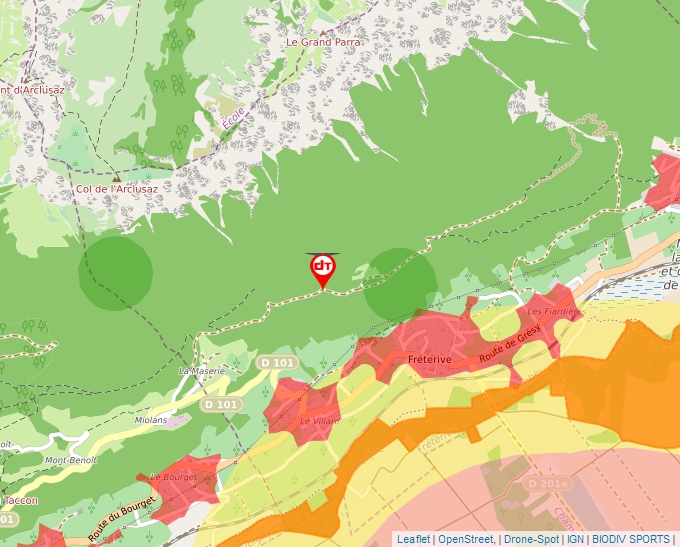 Carte Géoportail pour les drones de loisir