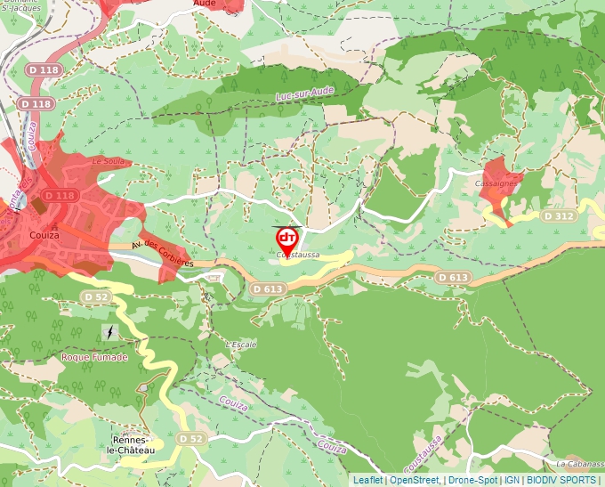 Carte Géoportail pour les drones de loisir