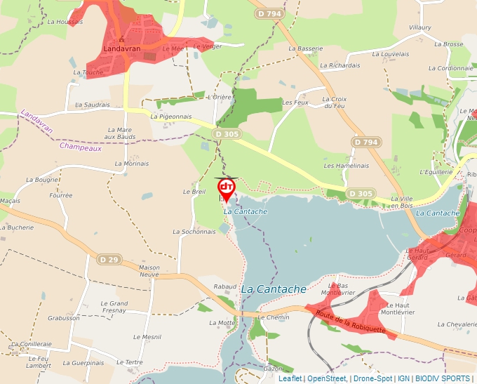 Carte Géoportail pour les drones de loisir