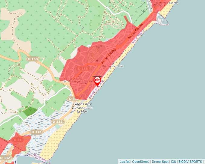 Carte Géoportail pour les drones de loisir