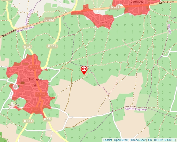 Carte Géoportail pour les drones de loisir