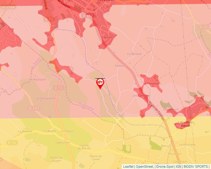 Carte Géoportail pour les drones de loisir