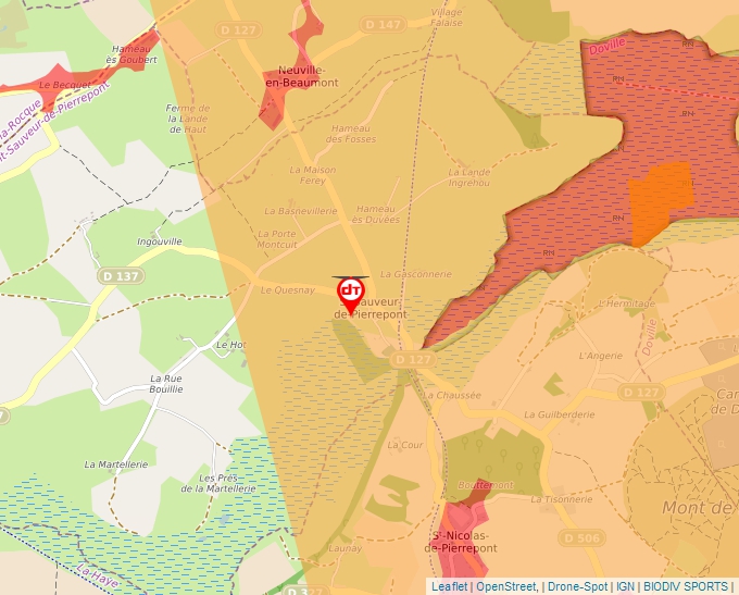 Carte Géoportail pour les drones de loisir