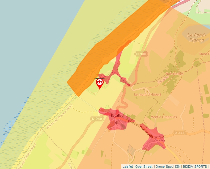 Carte Géoportail pour les drones de loisir