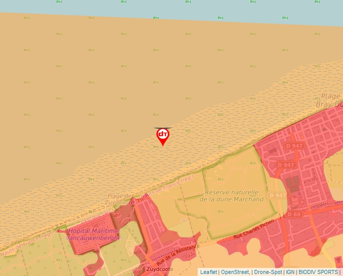 Carte Géoportail pour les drones de loisir