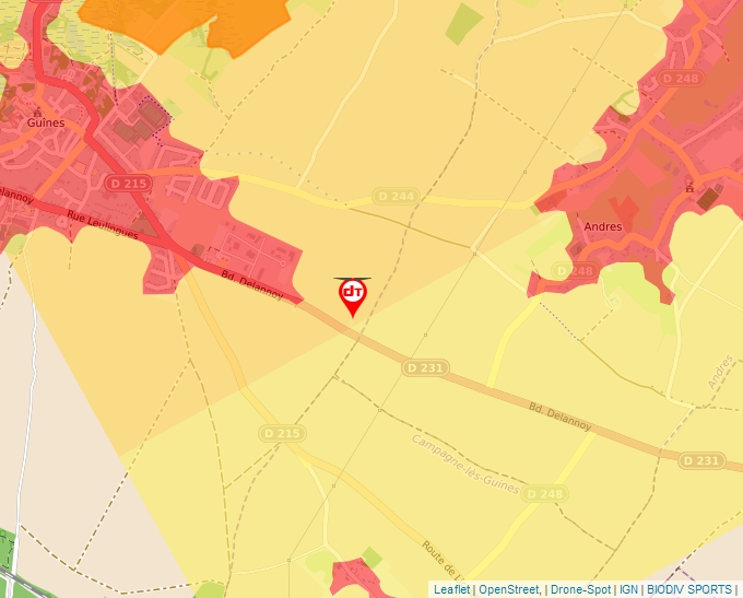 Carte Géoportail pour les drones de loisir