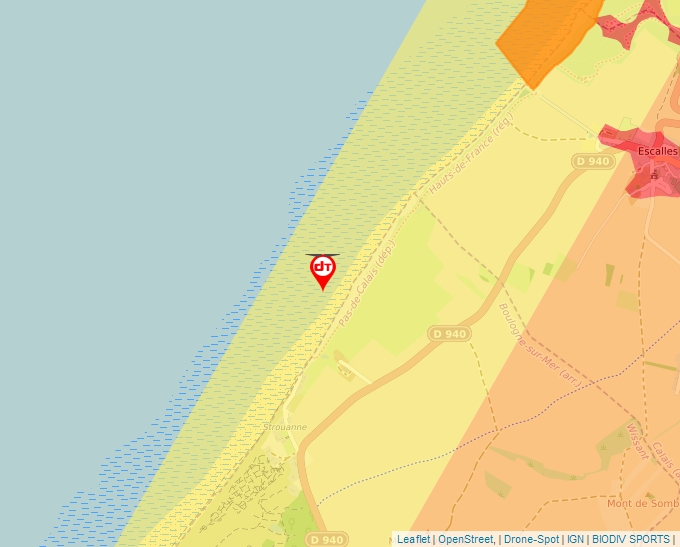 Carte Géoportail pour les drones de loisir