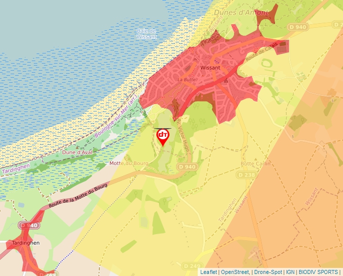 Carte Géoportail pour les drones de loisir