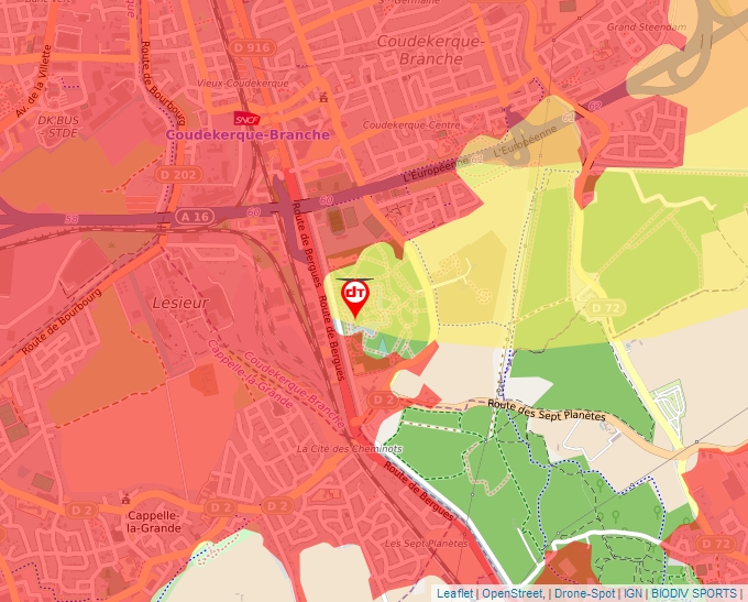 Carte Géoportail pour les drones de loisir