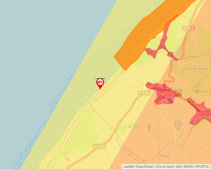 Carte Géoportail pour les drones de loisir