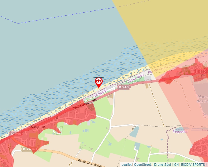 Carte Géoportail pour les drones de loisir