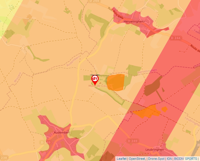 Carte Géoportail pour les drones de loisir