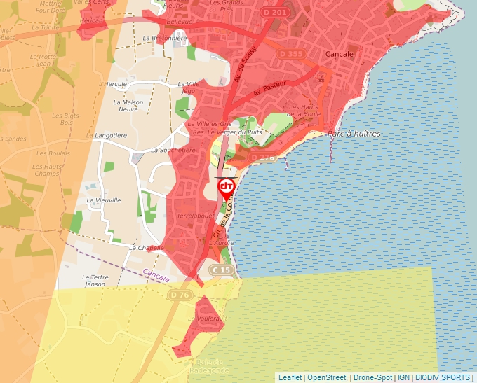Carte Géoportail pour les drones de loisir