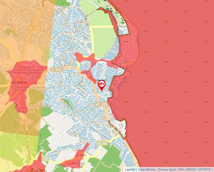 Carte Géoportail pour les drones de loisir