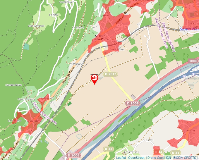 La carte GeoPortail