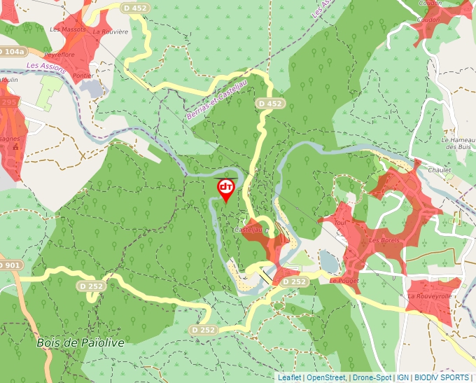 Carte Géoportail pour les drones de loisir