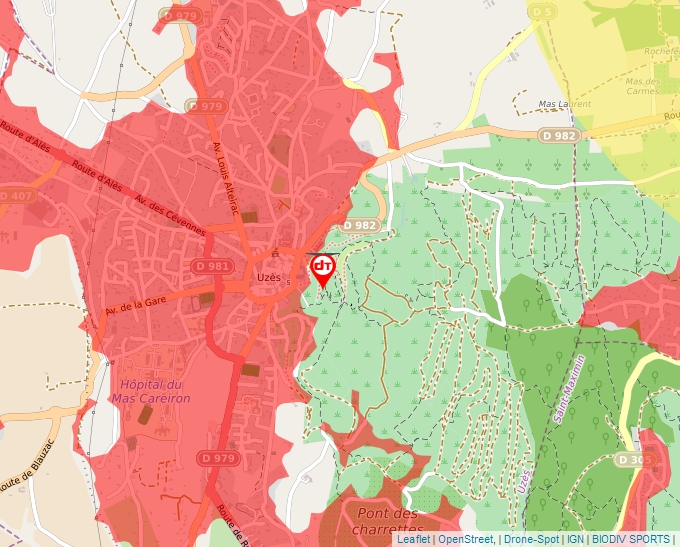 Carte Géoportail pour les drones de loisir
