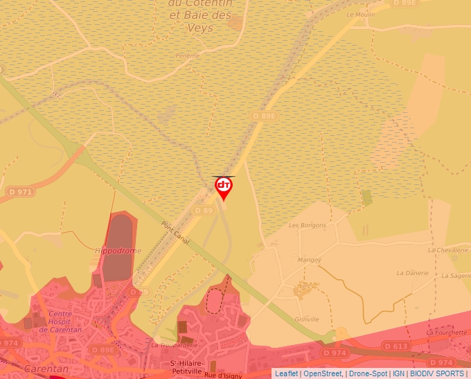 Carte Géoportail pour les drones de loisir