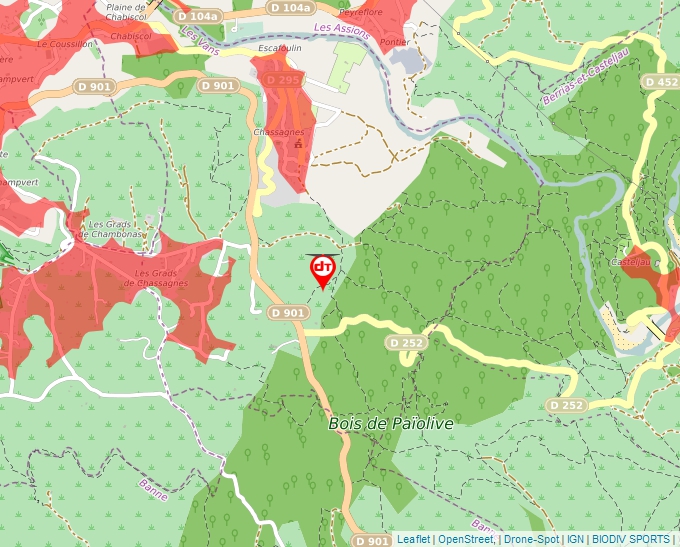 Carte Géoportail pour les drones de loisir