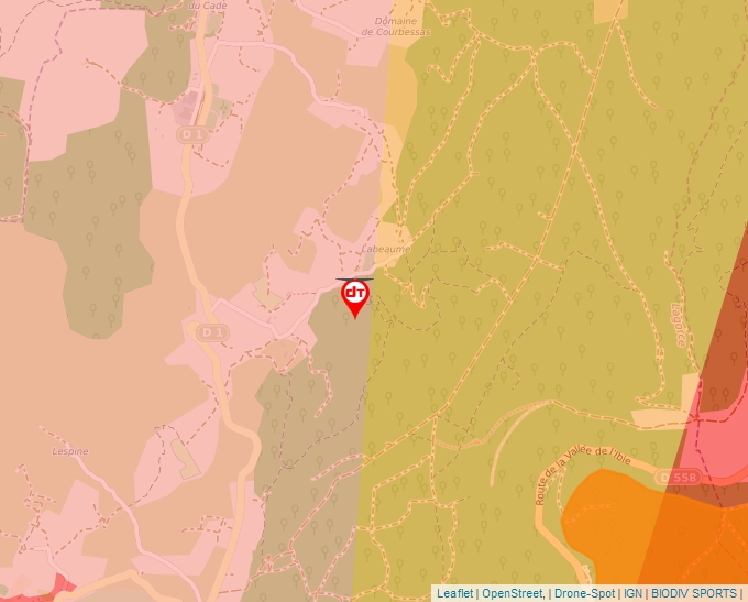 Carte Géoportail pour les drones de loisir