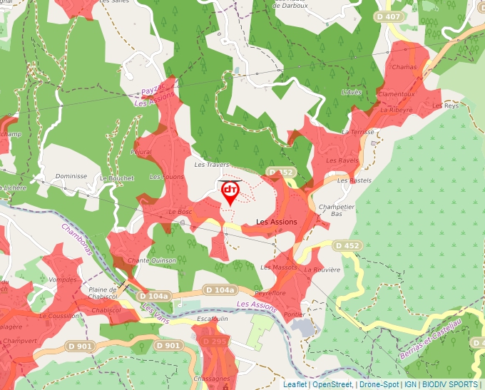 Carte Géoportail pour les drones de loisir