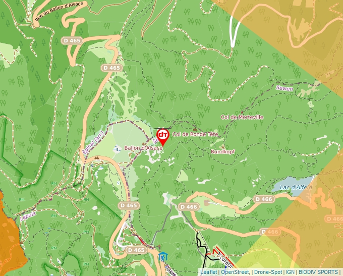 Carte Géoportail pour les drones de loisir
