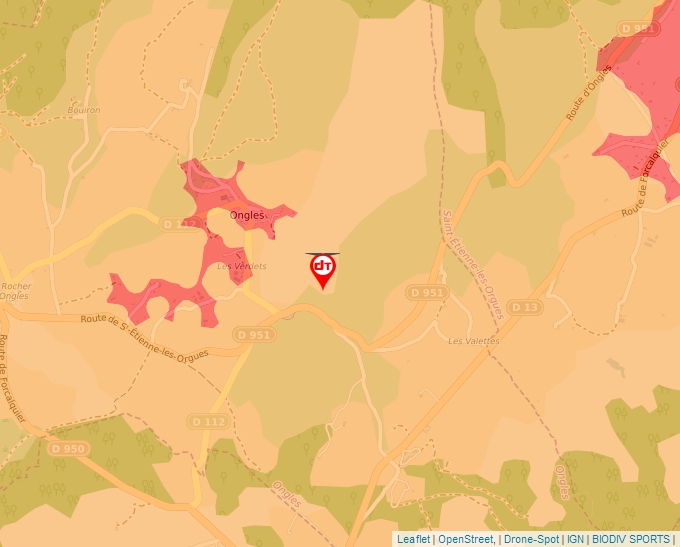 Carte Géoportail pour les drones de loisir