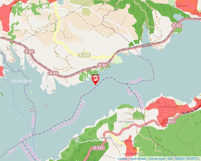 La carte GeoPortail