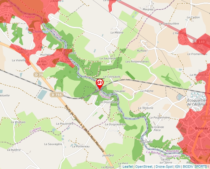Carte Géoportail pour les drones de loisir