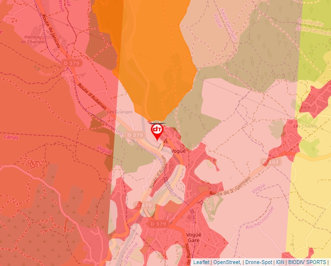 Carte Géoportail pour les drones de loisir