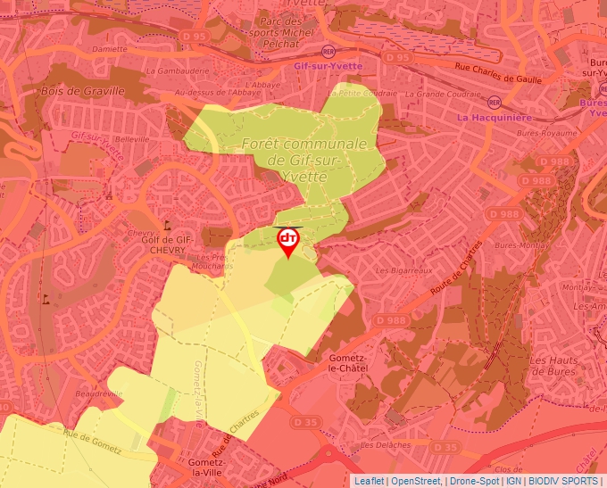 Carte Géoportail pour les drones de loisir