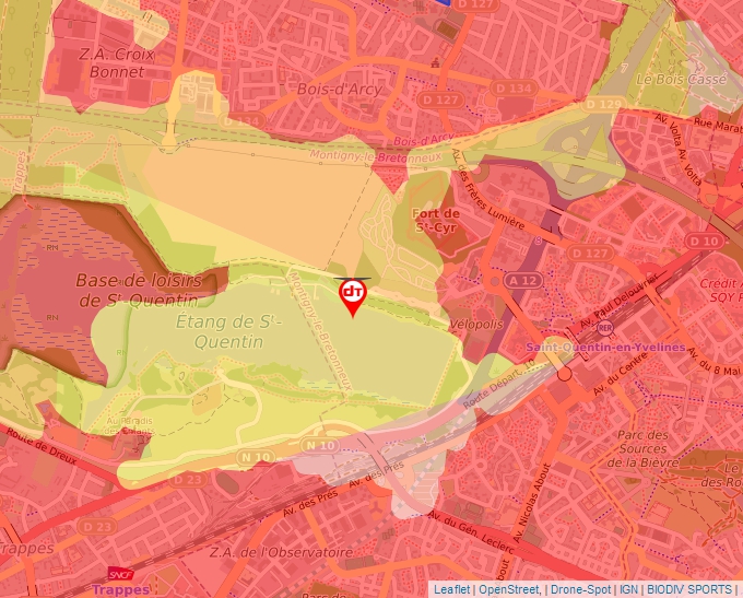 Carte Géoportail pour les drones de loisir