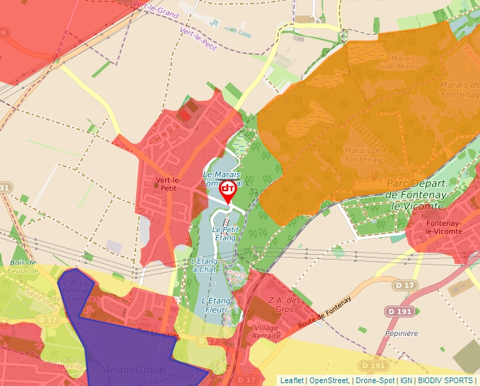 Carte Géoportail pour les drones de loisir