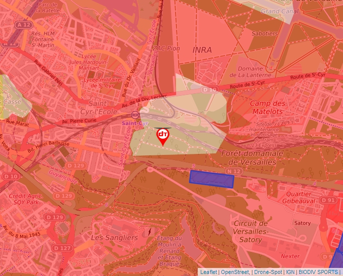 Carte Géoportail pour les drones de loisir
