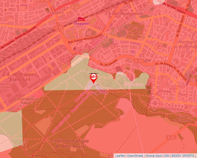 Carte Géoportail pour les drones de loisir