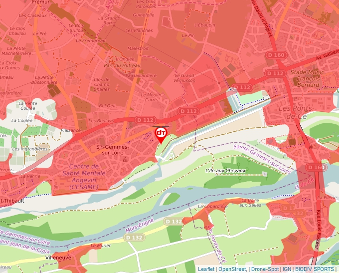 Carte Géoportail pour les drones de loisir