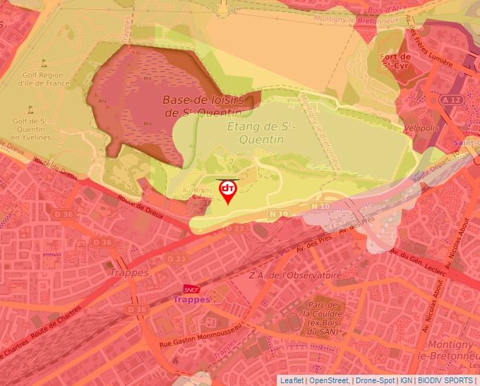 Carte Géoportail pour les drones de loisir