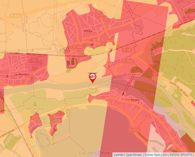 Carte Géoportail pour les drones de loisir