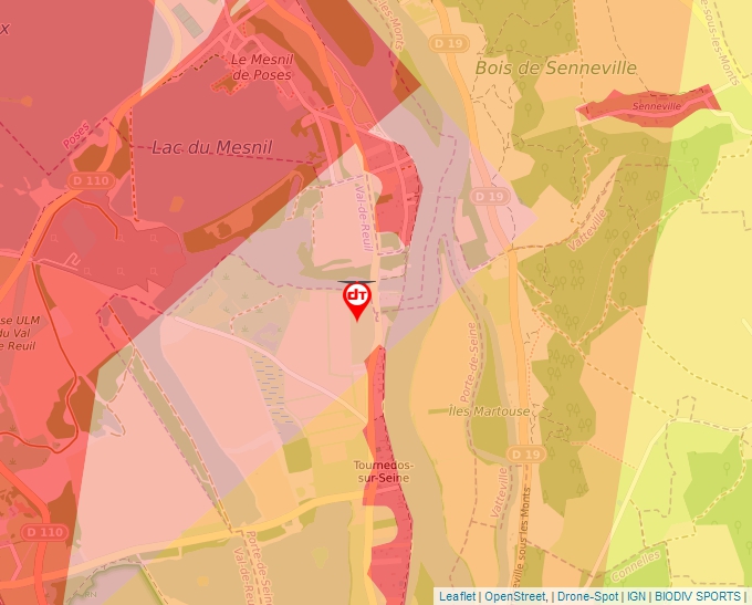 Carte Géoportail pour les drones de loisir