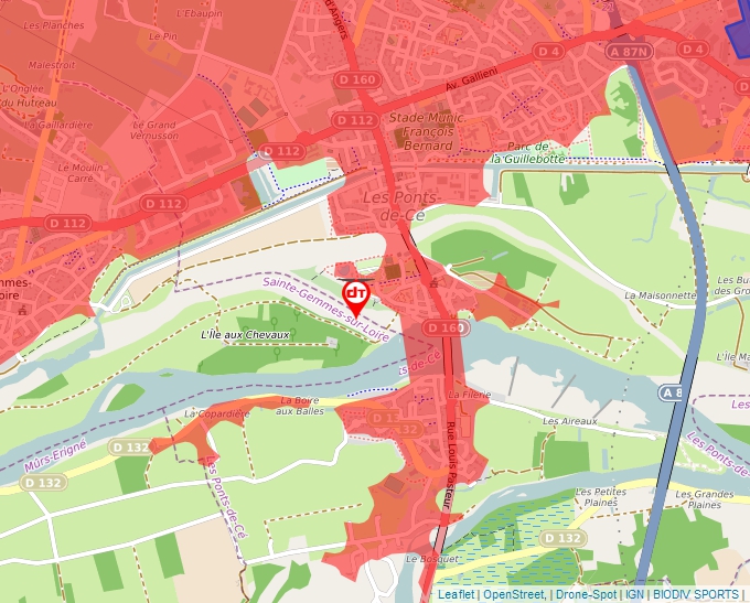Carte Géoportail pour les drones de loisir