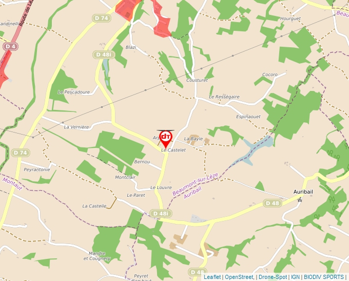 Carte Géoportail pour les drones de loisir